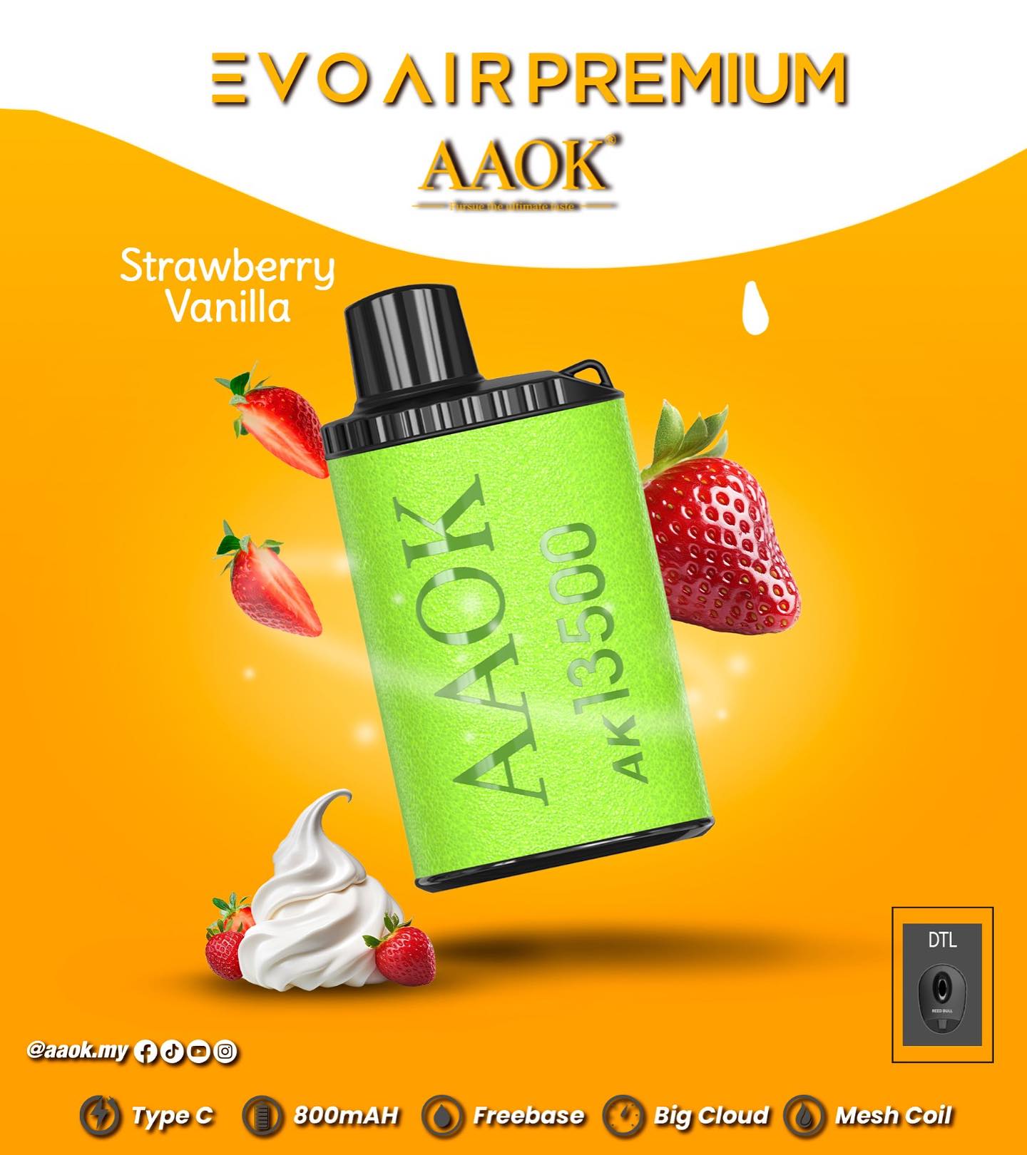 Aaok-Ak-13500-strawberry-vanilla-(SG VAPE COD)