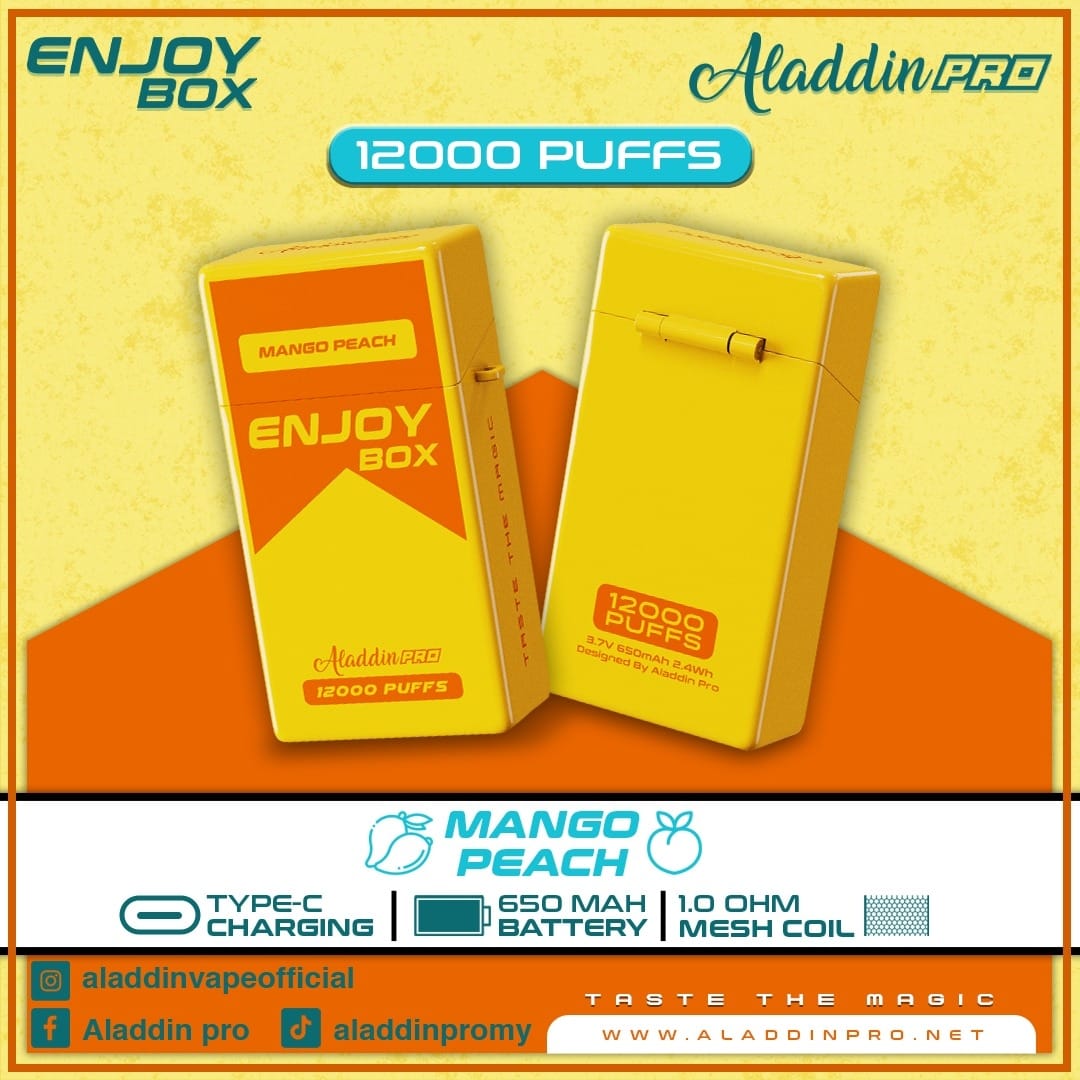 Aladdin Pro Box 12000-Mango Peach