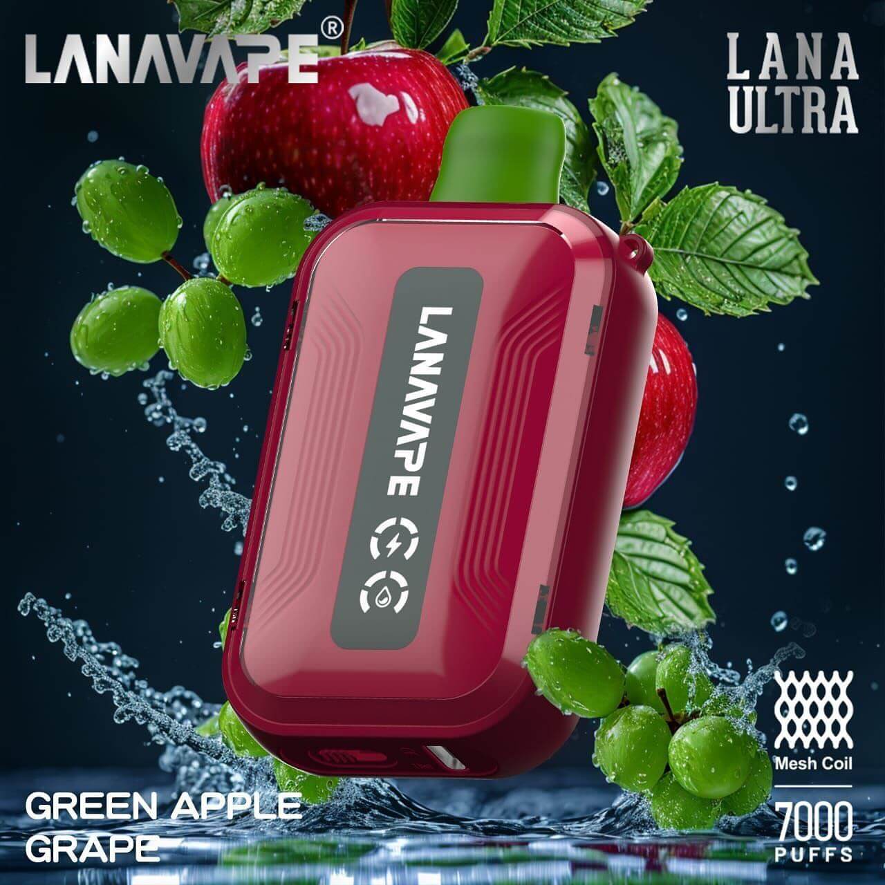 Lana_ultra_7000_green_apple_Grape_(SG VAPE COD)