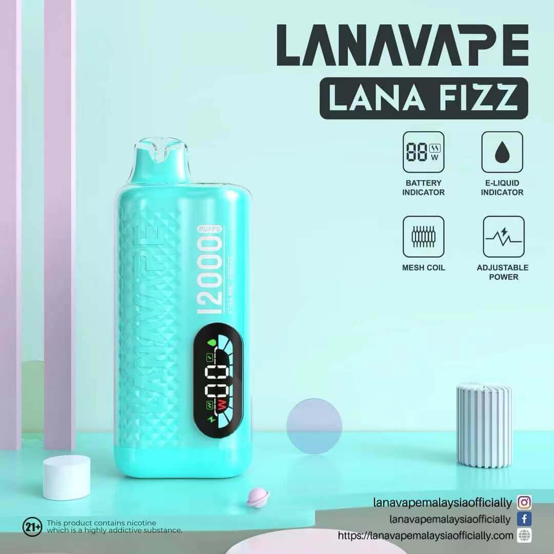 lana_fizz_12k_extra_mint_freeze_SG VAPE COD