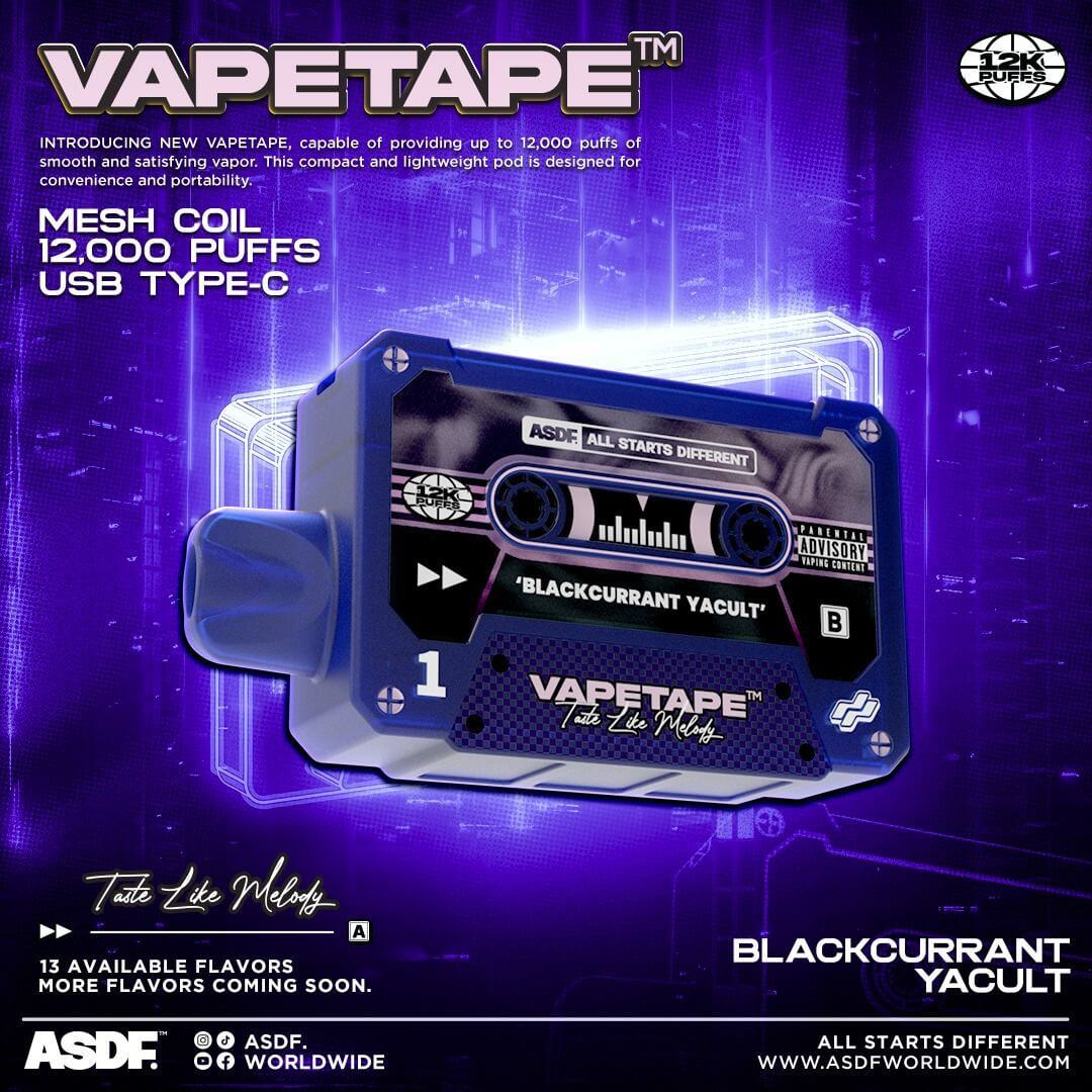 Vapetape-12000-Puffs-Blackcurrant-Yacult-(SG VAPE COD)