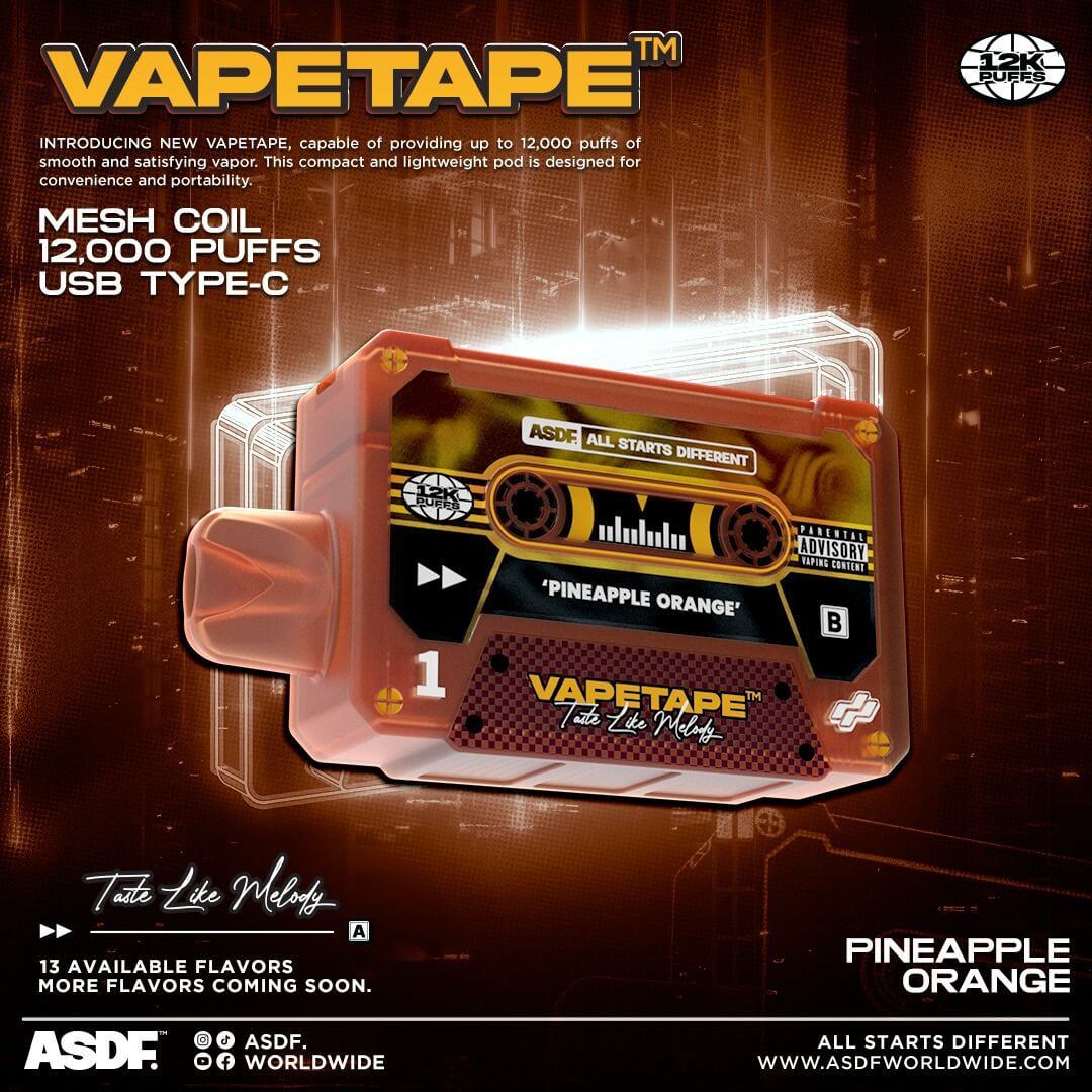 Vapetape-12000-Puffs-Pineapple-Orange-(SG VAPE COD)