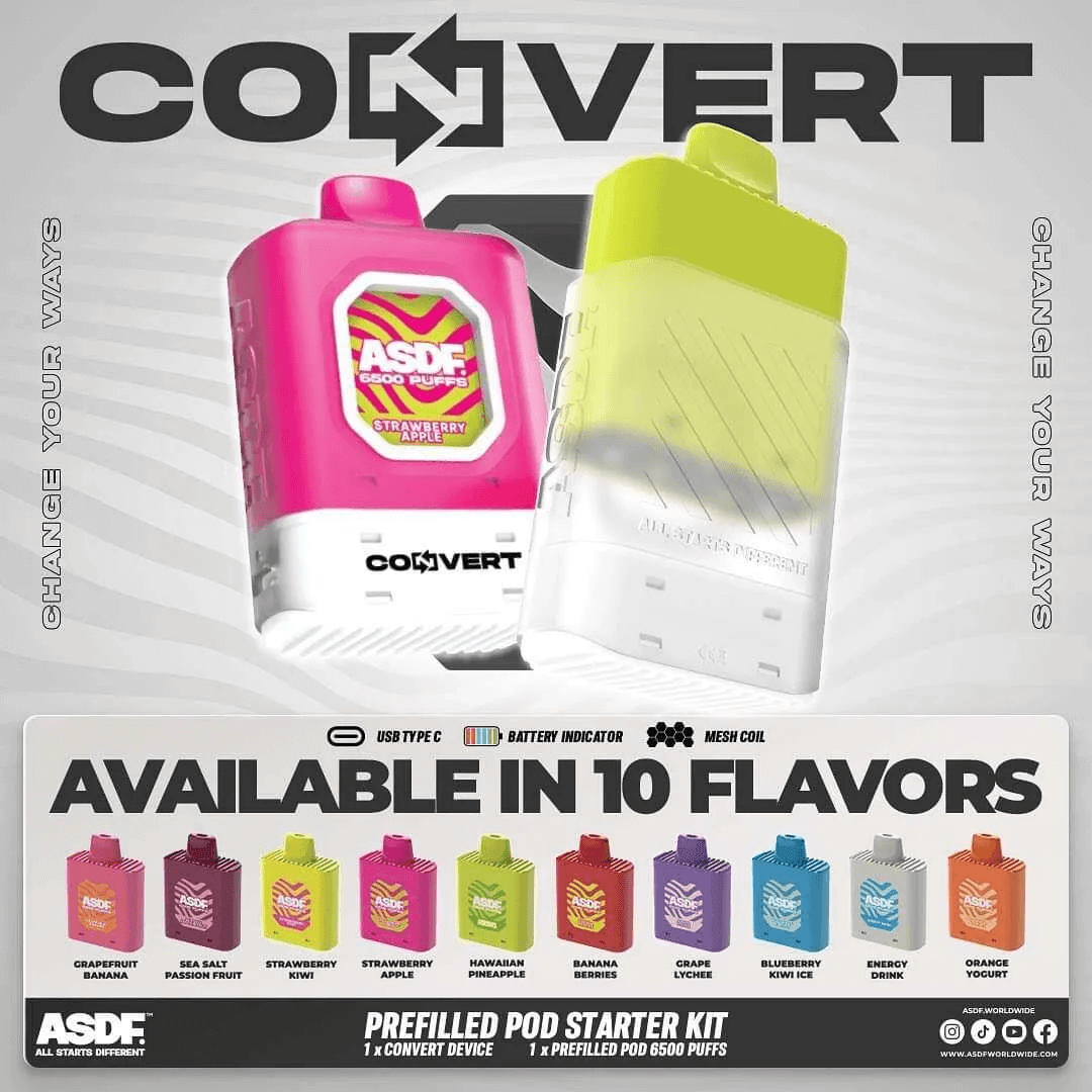 ASDF CONVERT 6500(SG VAPE COD)-FLAVOUR