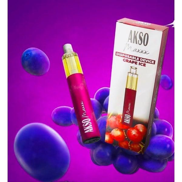 AKSO MAX 1200 (SG VAPE COD) - MAXX GRAPE ICE