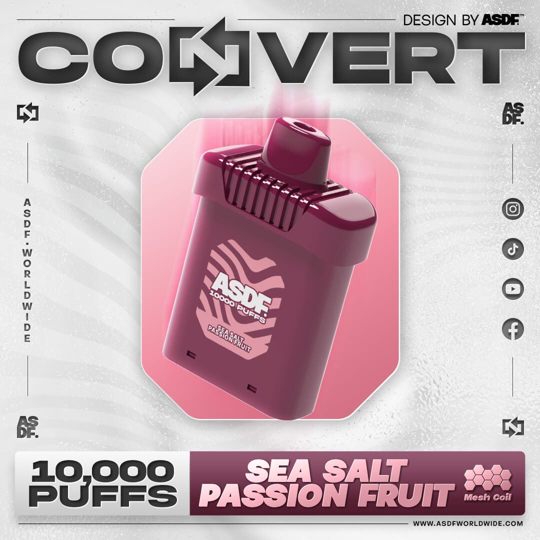 ASDF Convert 10000 Pod-Sea Salt Passion Fruit