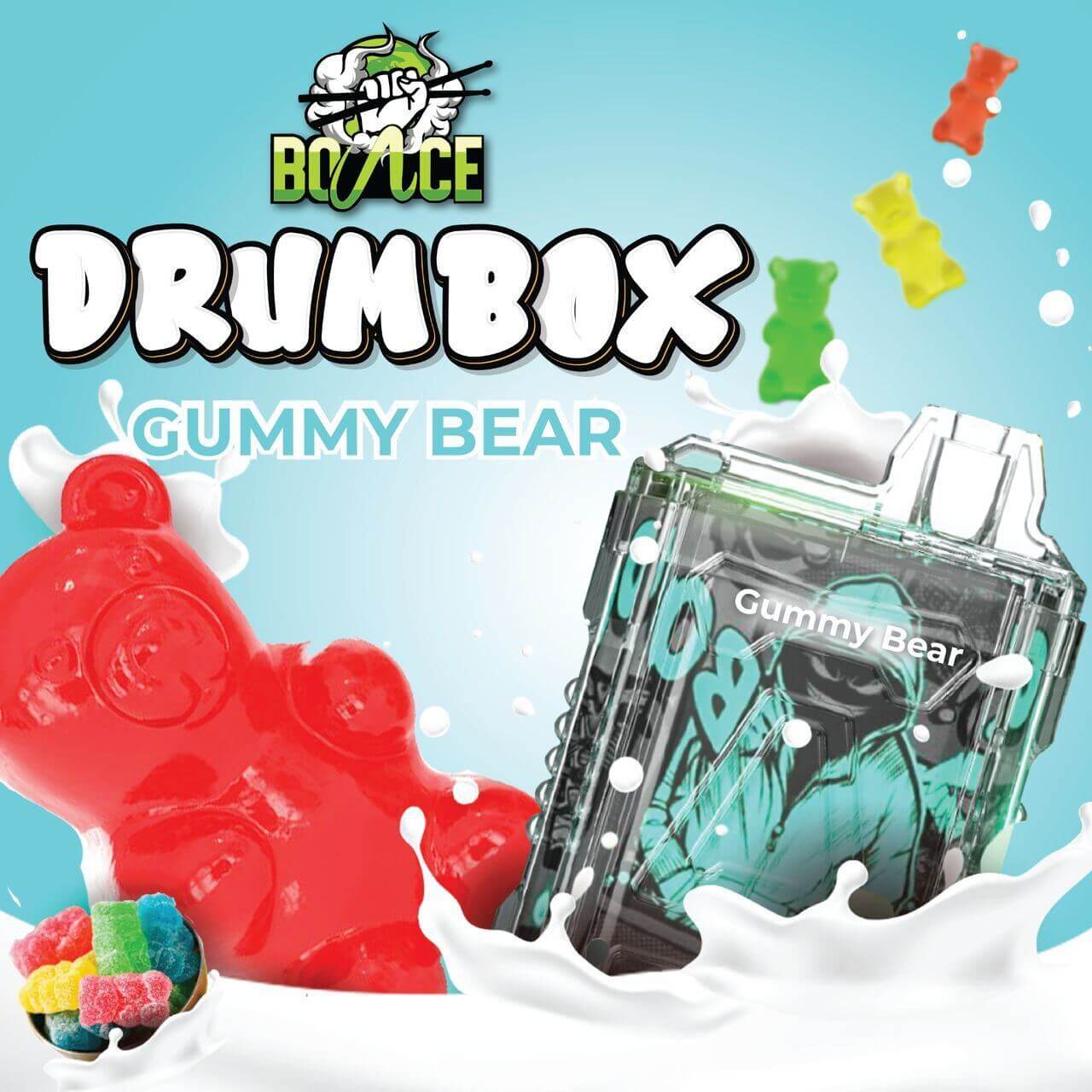 BOUNCE 7000 DRUM BOX(SG VAPE COD)-GUMMY BEAR