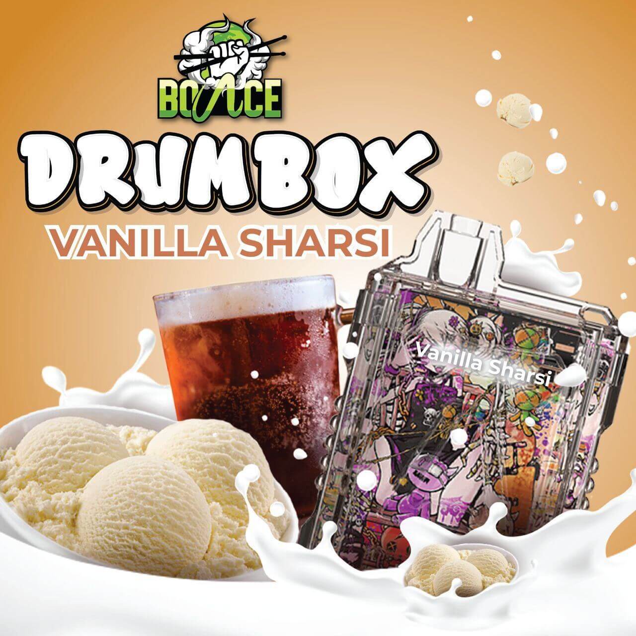 BOUNCE 7000 DRUM BOX(SG VAPE COD)-VANILLA SHARSI