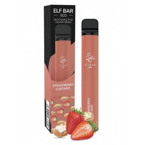 Elf Bar 800-Strawberry Custard