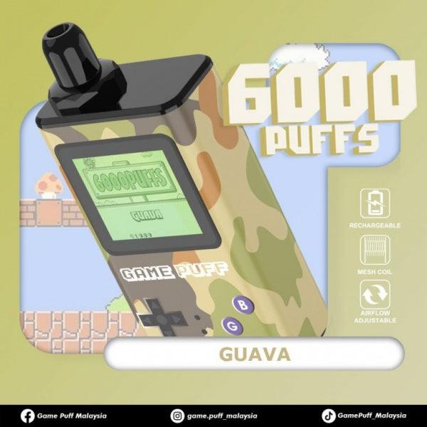 GAME PUFF 6000 (SG VAPR COD) - GUAVA