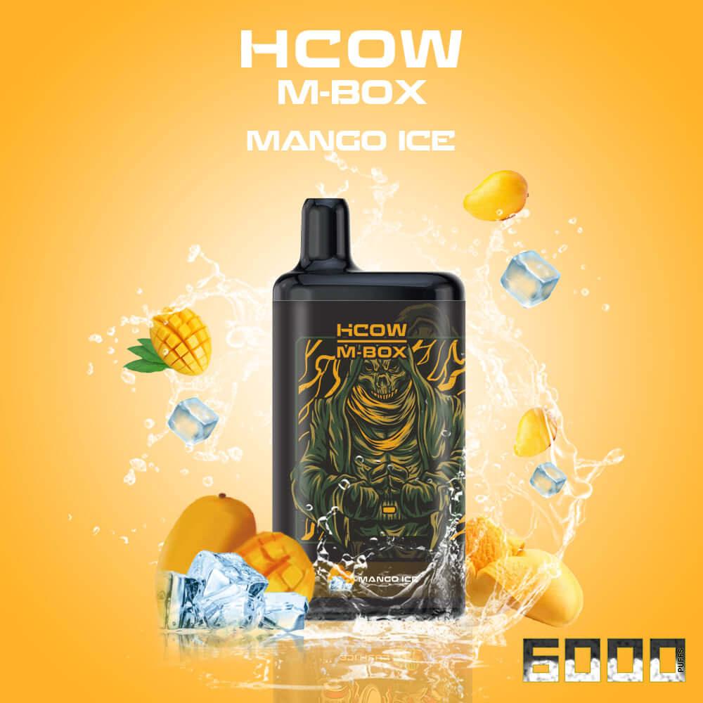 Hcow Mbox 6000 (SG VAPE COD)-MANGO ICE