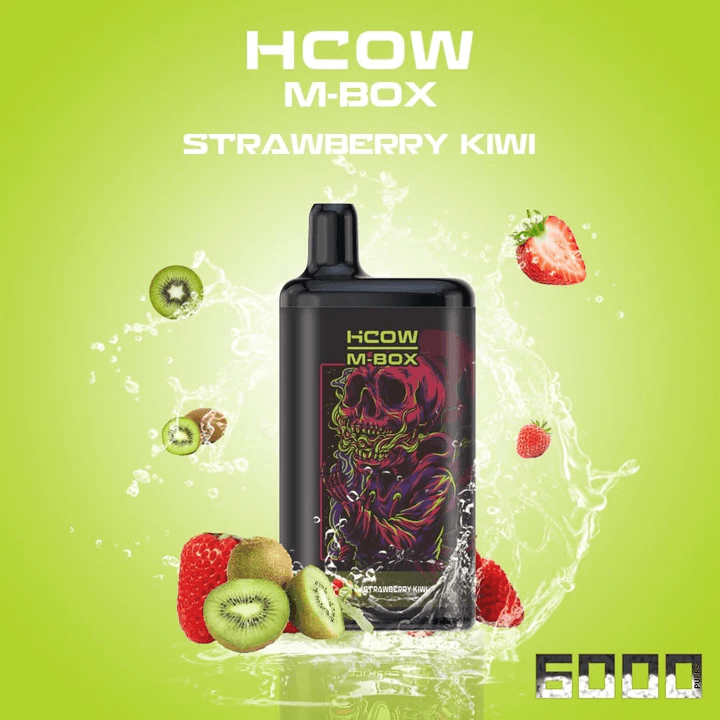 Hcow Mbox 6000 (SG VAPE COD)-STRAWBERRY KIWI