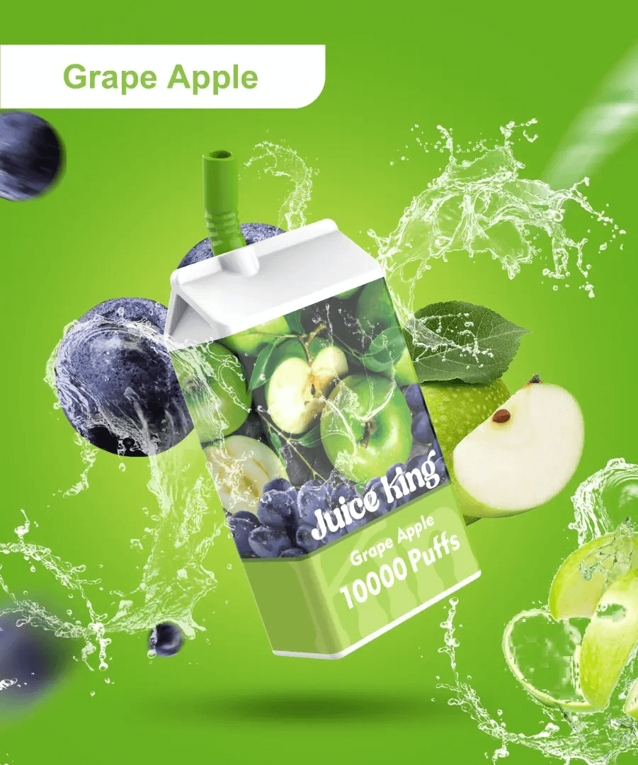 JUICE KING 10000 (SG VAPE COD)-GRAPE APPLE