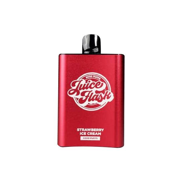 JUICE FLASK 6000 (SG VAPE COD) - STRAWBERRY ICE CREAM