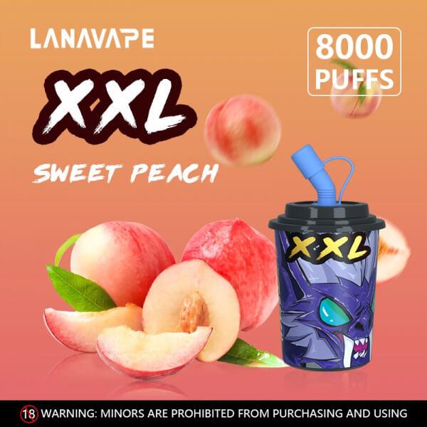 Lana-XXL-8000-Puffs-Sweet-Peach-(SGVAPESGCOD)