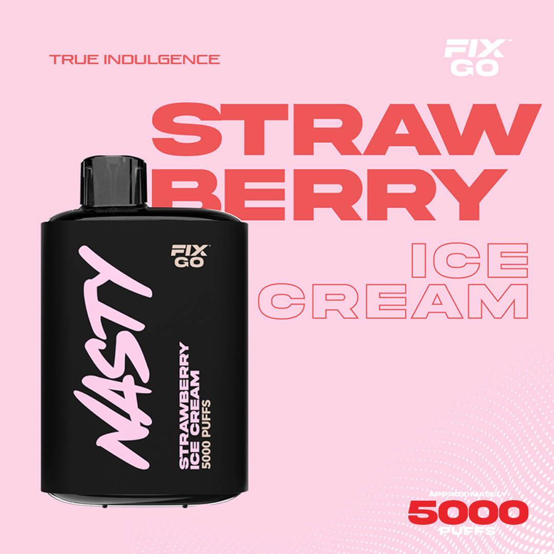 NASTY 5000(SG VAPE COD)-STRAWBERRY ICE CREAM