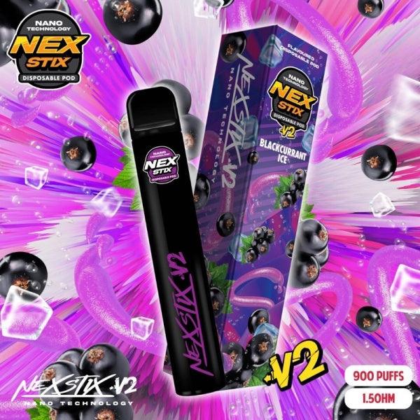 NEX STIX 900 (SG VAPE COD) - BLACKCURRANT ICE