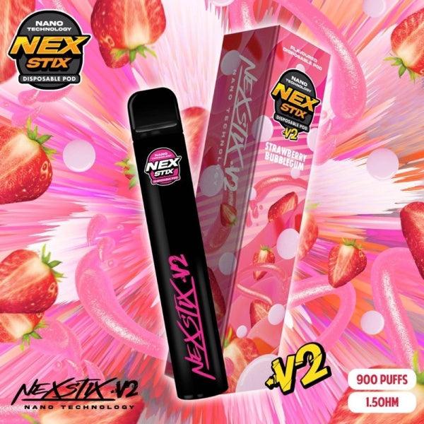 NEX STIX 900 (SG VAPE COD) - STRAWBERRY BUBBLEGUM