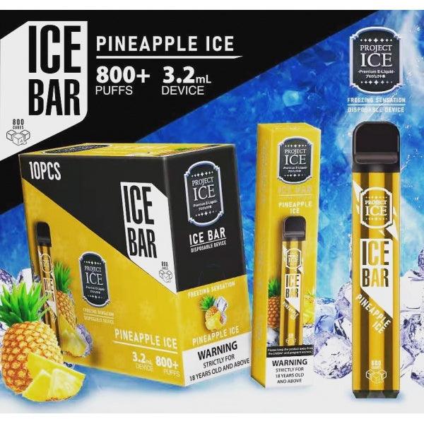 PROJECT ICE BAR 800 (SG VAPE COD) - PINEAPPLE ICE