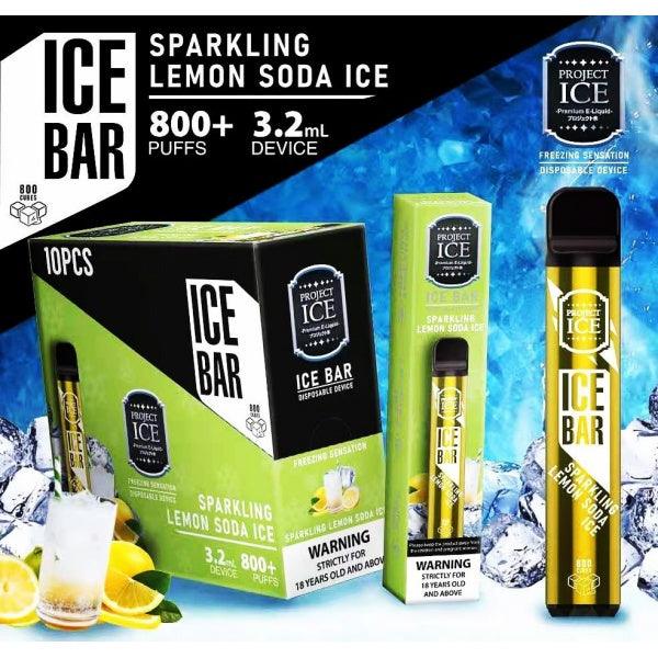 PROJECT ICE BAR 800 (SG VAPE COD) - SPARKLING LEMON ICE