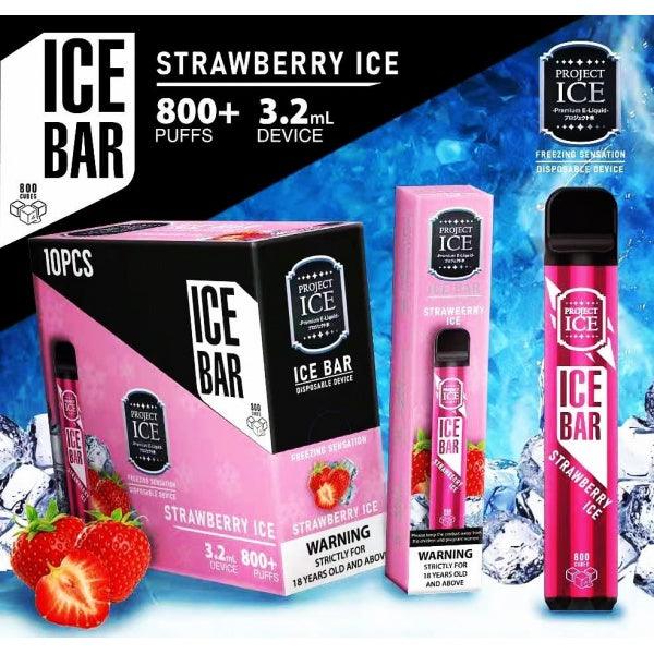 PROJECT ICE BAR 800 (SG VAPE COD) - STRAWBERRY ICE