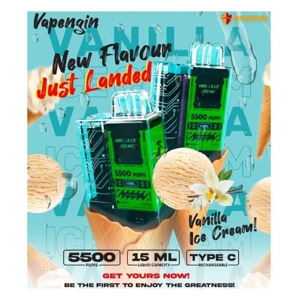 VAPENGIN-5500-Vanilla-Ice-Cream-(SGVAPESGCOD)