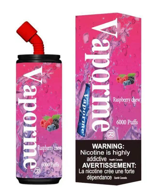 VAPORME 6000 (SG VAPE COD) - RASPBERRY CHEW