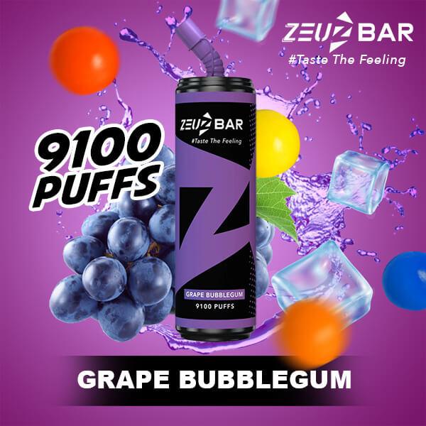 Zues-Bar-9100-Puffs-Grape-Bubblegum-(SGVAPESGCOD)