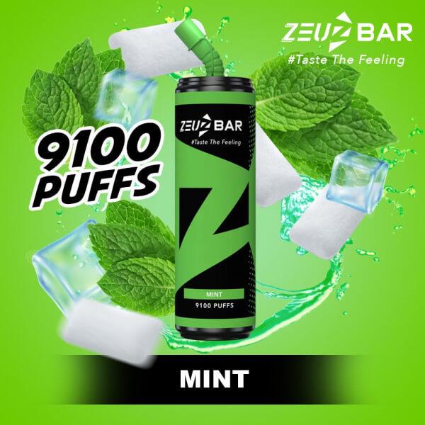 Zues-Bar-9100-Puffs-Mint-(SGVAPESGCOD)