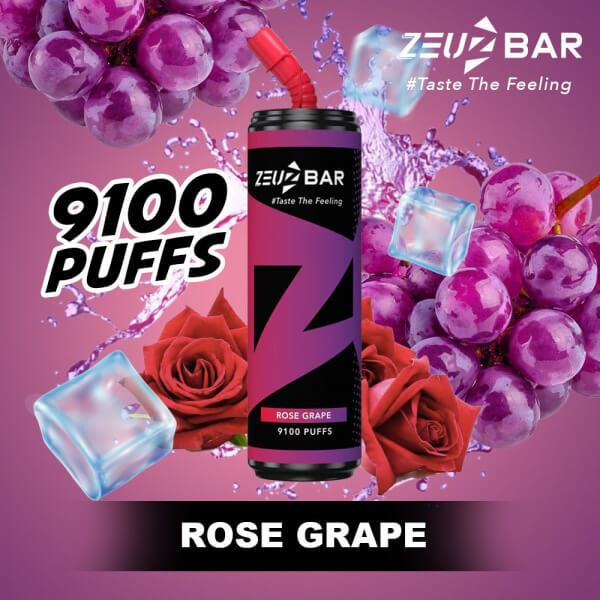 Zues-Bar-9100-Puffs-Rose-Grape-(SGVAPESGCOD)